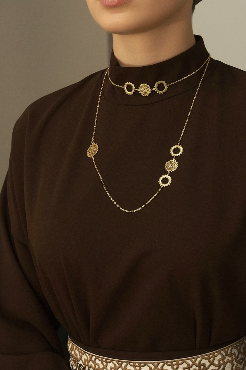 Noor El-fagr Layers Necklace