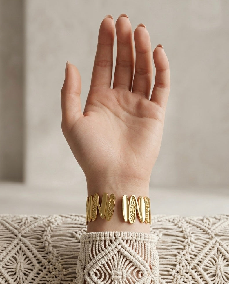 Golden Sands Free Size Cuff