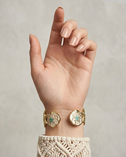 Seashell Summer Free Size Cuff