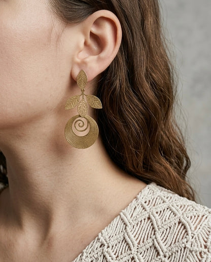 Sun Spiral Earrings