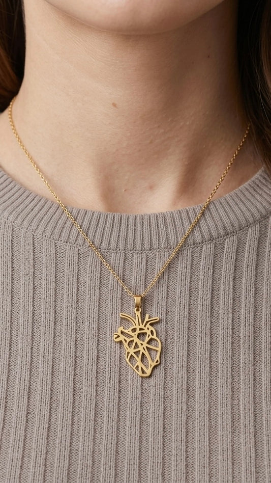 Anatomical Heart Necklace