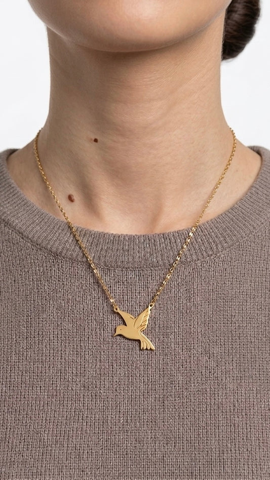 Skyline Bird Necklace