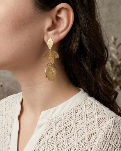 Sun Spiral Earrings