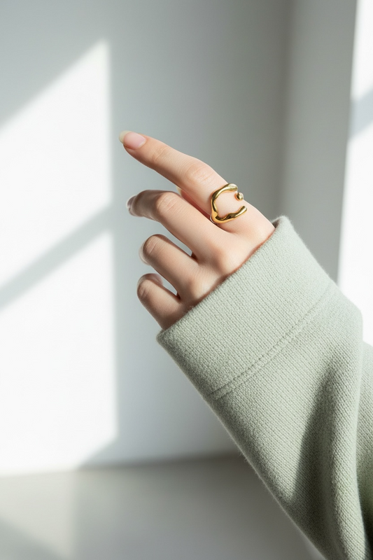 First Light Free Size Ring