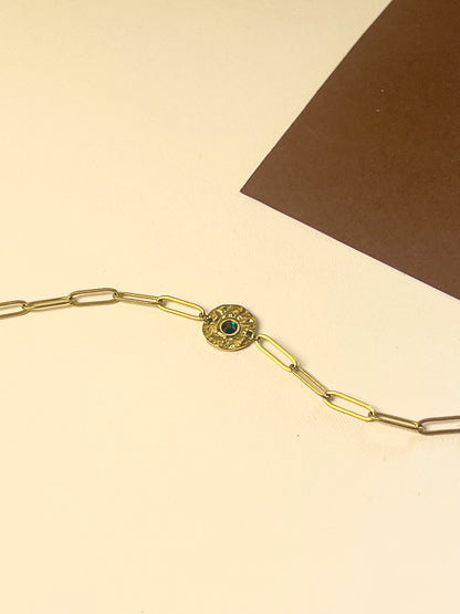 Midnight Medallion Bracelet