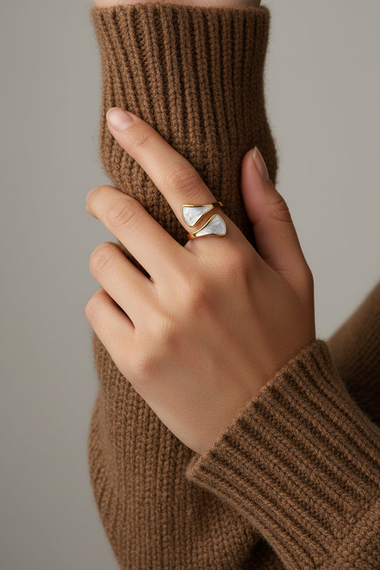 Ivory Tide Coil Ring