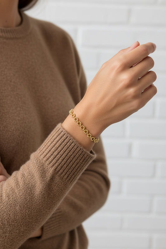 Linked Bloom Bracelet