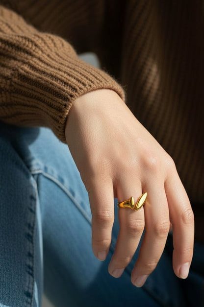 Golden Drift Ring